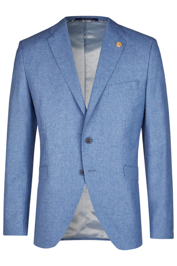 Wilvorst slim fit farmer kék esküvői öltöny