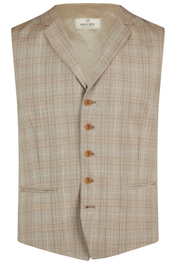Wilvorst slim fit barna vintage esküvői mellény