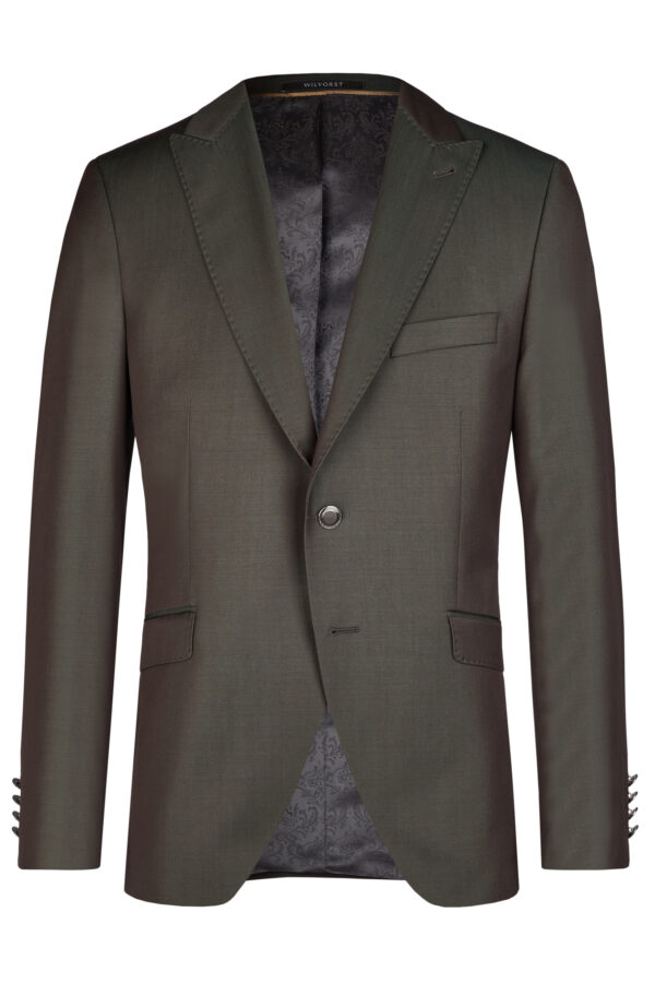 Wilvorst slim fit fenyő zöld esküvői öltöny