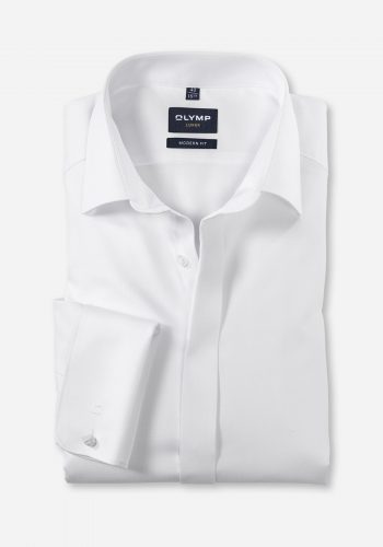 Olymp modern fit, fehér hosszú ujjú ing