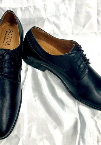 Agda fekete elegáns bőr cipő