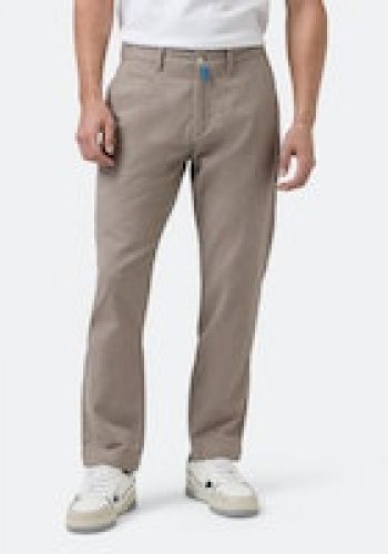 Pierre Cardin modern fit, bézs,apró mintás chino nadrág