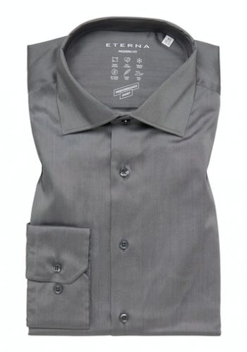 Eterna modern fit, ezüst szürke, hosszú ujjú ing