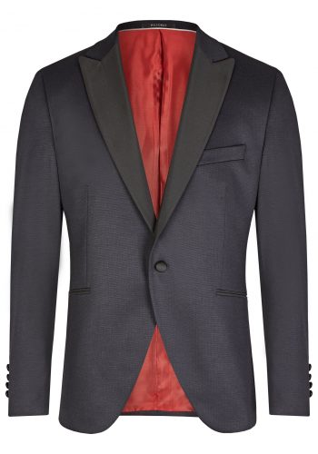 Wilvorst Classics slim fit fekete bársony szmoking