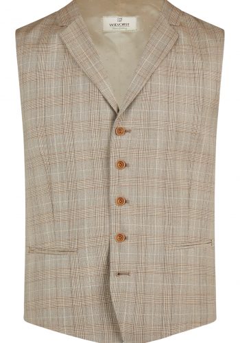 Wilvorst slim fit barna vintage esküvői mellény
