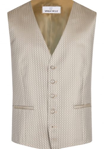 Wilvorst slim fit világos zöld ezüst mintás esküvői mellény