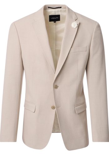 Venti bézs színű slim fit  öltöny