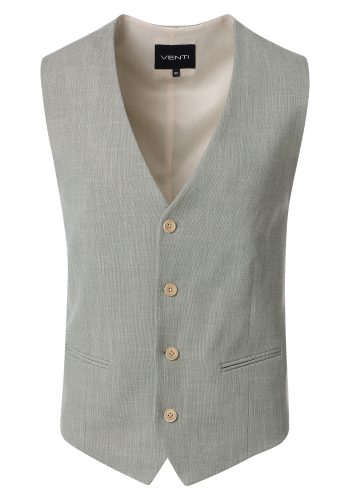 Venti világos zöld slim fit esküvői mellény