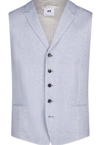 Atelier Torino slim fit, világos kék vintage esküvői öltöny