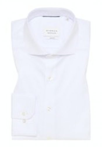 Eterna slim fit, fehér elegáns hosszú ujjú ing